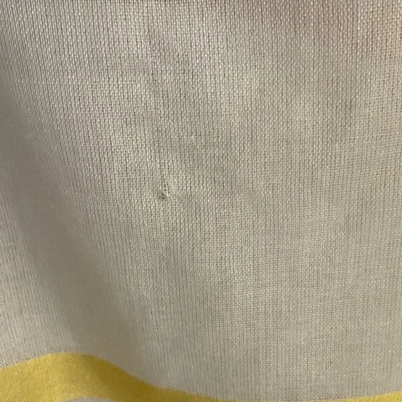 Sonoma Cream Shawl with Yellow and Brown Stripes - Picture 5 of 6